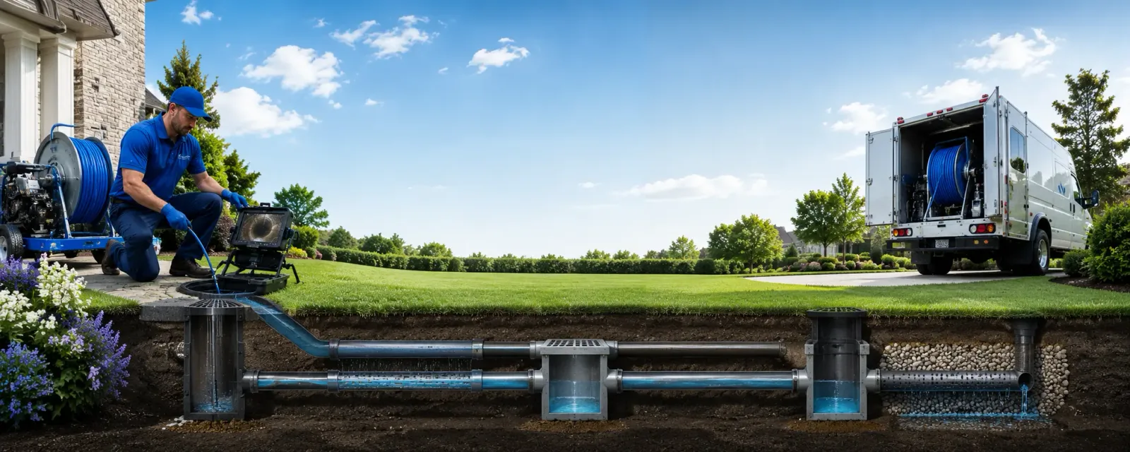 Outdoor drain cleaning information for Kilbourne, OH